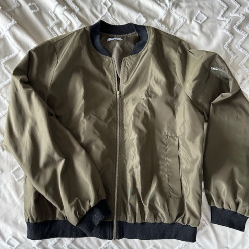 Women's Army Green Bomber Jacket